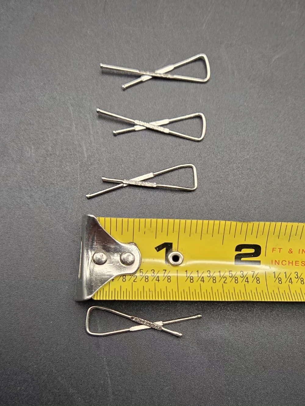 Metal X-Clips Valuable Handsome Paperclip Zipper Pull Money Clip Collar Clips 4
